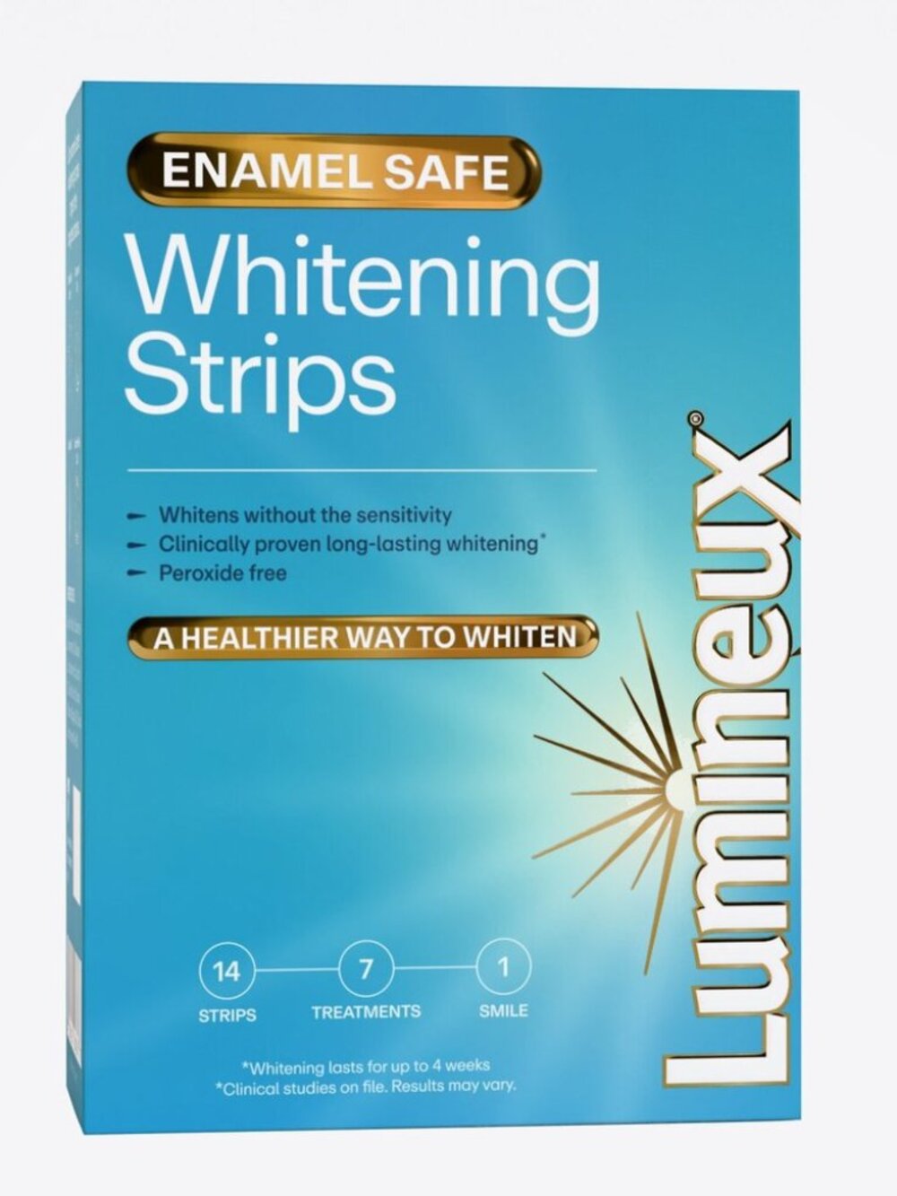 Lumineux Whitening Strips  6 Treatments 6 PIECES ONLY - 1 PIECE USED BEST SMILE